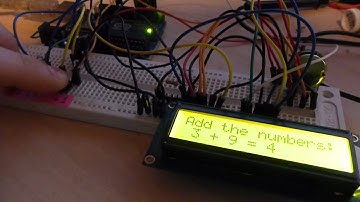 Simple Arduino LCD Adding Game