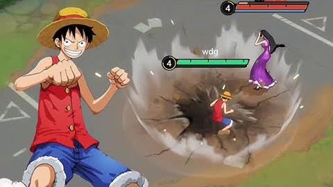 JUMP Assemble: Monkey D. Luffy Gameplay