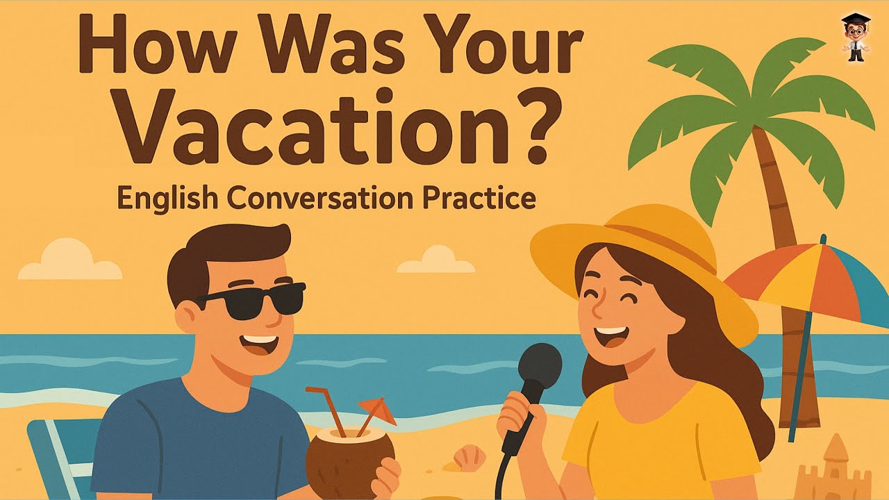 Let's Talk About Vacation 🏖️ Real English Conversation Practice for Beginners | Mr. English Channel