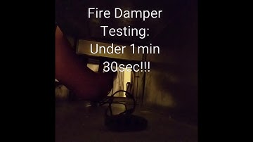 FIRE DAMPER TESTING TOOL