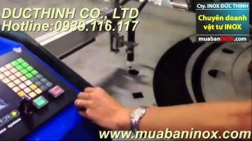 Gia công cắt tấm Inox bằng tia Plasma