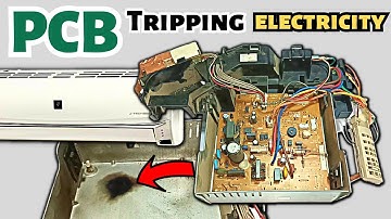 Sharp Inverter Ac Dead PCB Tripping Electricity! Repair