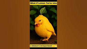 What if Lemon Turns into a Chicken? | AI Experiment 🍋🐔”#shorts