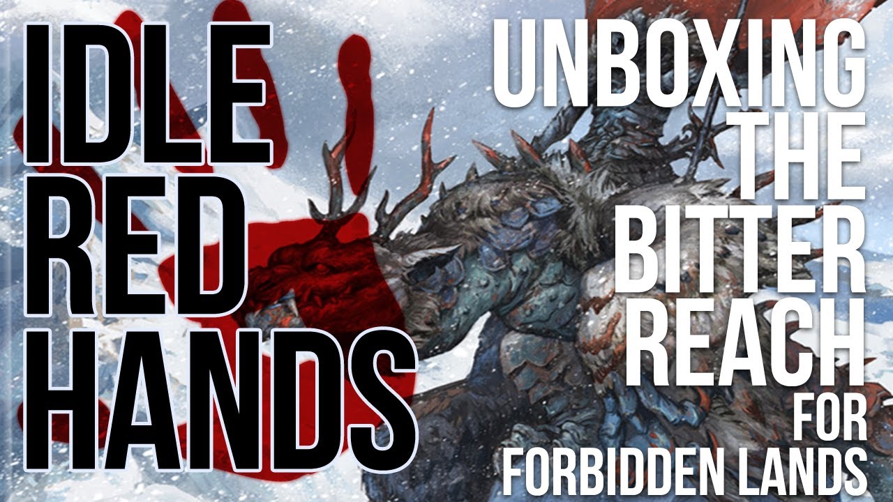Unboxing The Bitter Reach Expansion for Forbidden Lands RPG by Free ...