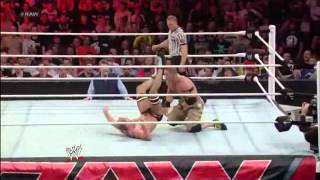 John Cena Powerbombs Antonio Cesaro