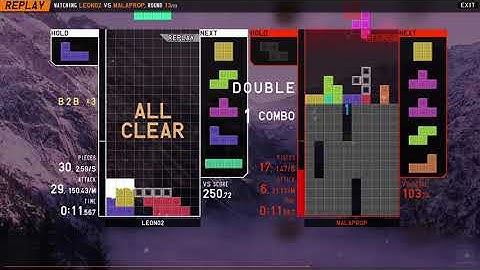 DT Cannon into TETRIS PC + Triple ALL CLEAR - TETR.IO