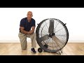 Utilitech 36-in 2-Speed Indoor Air Mover Fan