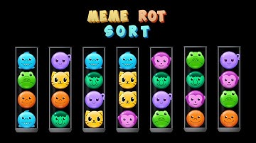 MemeRot Sort Puzzle Gameplay