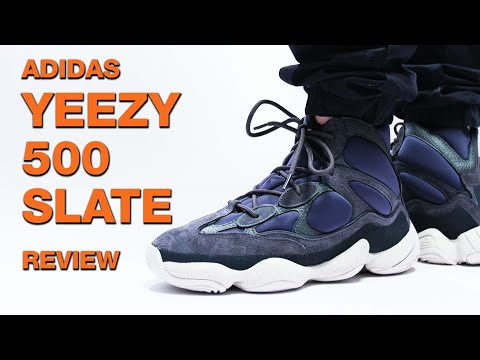 왜 안사세요?? 이지500  최초의 하이탑! 이지500 슬레이트 리뷰! YEEZY 500 SLATE FW4968 REVIEW