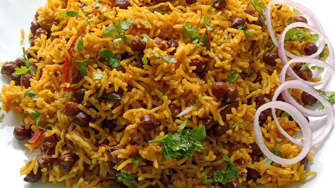 Chana pulao recipe in Tamil | கொண்டைக்கடலை புலாவ் | Kondakadalai Recipes | Chana masala rice recipe | DeepaKannan
