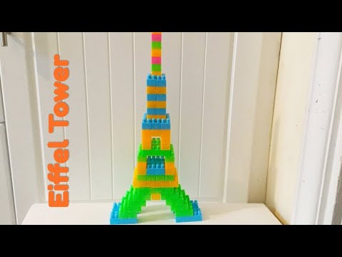 Eiffel Tower/Building blocks for kids/Blocks Building Eiffel Tower/Blocks building/Building blocks