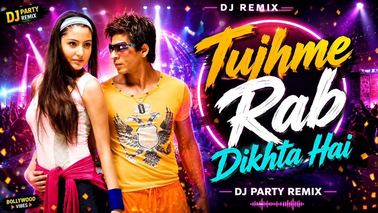 Tujhme Rab Dikhta Hai (DJ Party Remix) 🔥 | Bollywood Vibes DJ Song | 90s Hits Playlist