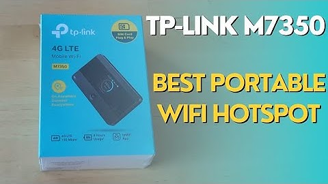 BEST PORTABLE Wi-Fi HOTSPOT | TP-Link M7350 Setup | Stay Connected Everywhere!