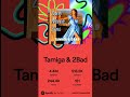 Tamiga &amp; 2Bad - Spotify 2023 | #Shorts #viral