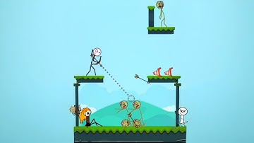 Ragdoll Break: Kick Loser vs Thief Puzzle: topass a level - Satisfying ASMR Gameplay AllLevels