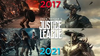 A look at the differences between both of released snyder cut trailer
and teaser footage versus theatrical cut, as well some previous
trail...