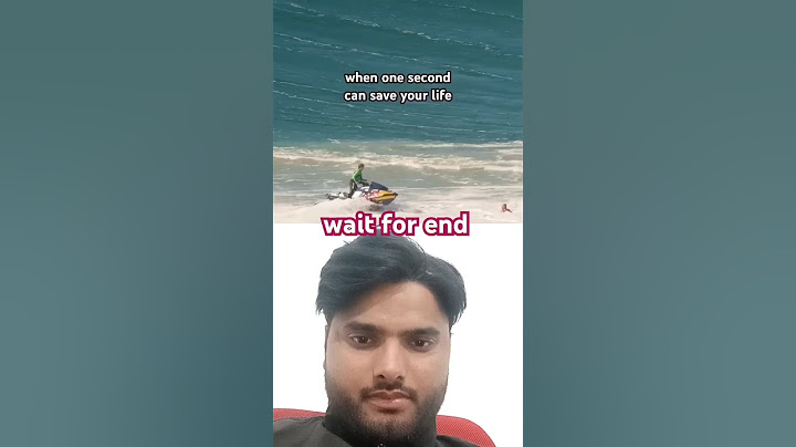 One Second Saved His Life 🤯 #surfing #surf #jetski #beach #shorts