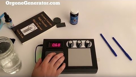 ORGONE GENERATOR Orgonite Advanced Demo Precision Frequency Chi Generator