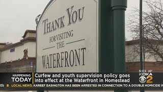 Curfew and youth supervision policy going into effect at The Waterfront