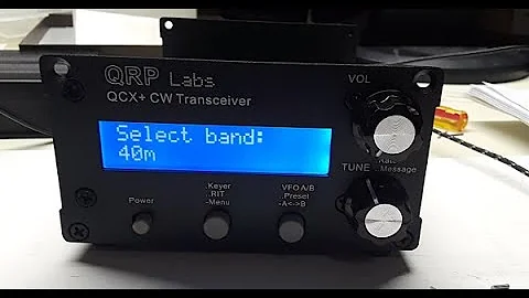 QCX qrp tranciever