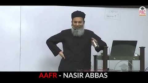 CFAP 01 | AAFR | SIR NASIR ABBAS | LECTURE # 7 | 2024 #ICAP #cfap