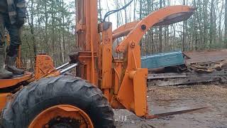 Vintage Detroit 353 powered off road forklift