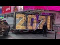 "2021" Numerals have arrived in Times Square/Pinoy in NYC