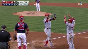 PHI@WSH: Rupp crushes a no-doubter, ties game in 8th