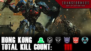 Transformers (AOE) Hong Kong Final Battle Full Kill Count | Transformers Collateral Damage