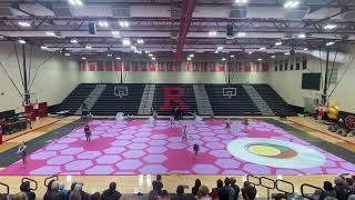 RHS JV Color Guard Friends and Family Performance