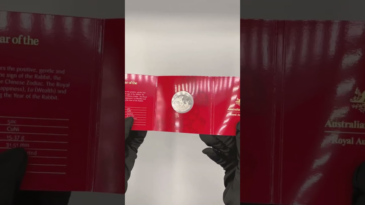 Year of the Rabbit 2023 50c CuNi Tetra Decagon Uncirculated Coin