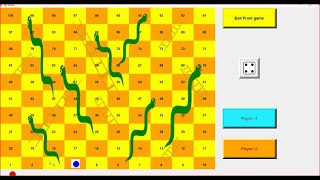 Python Tkinter : How to Create Snake and Ladder Game Project | Class 12