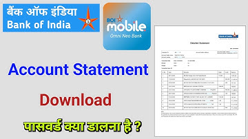 Omni Neo Bank से खाते का एकाउंट स्टेटमेंट डाउनलोड करें चुटकियों में | boi mobile Omni Neo Bank