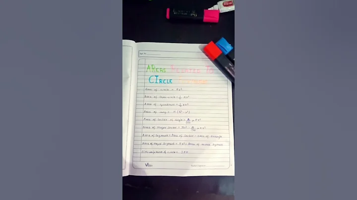 areas related to circle formulas 10th class