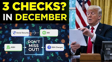 LET OP: Wijzigingen in de betalingen van de Sociale Verzekering in december — 3 cheques? Nieuw sc...