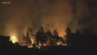 The kincade fire has burned nearly 26,000 acres, destroyed 77
buildings, and have caused evacuations of roughly 90,000 people.