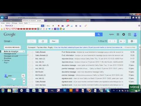 4f - Transférer un message avec msn Outlook