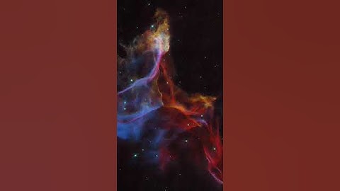 Veil Nebula — Hubble Space Telescope #shorts