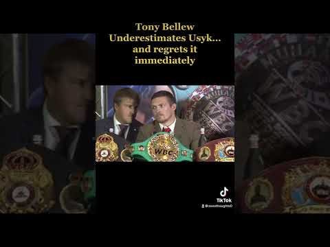 Tony Bellew underestimates