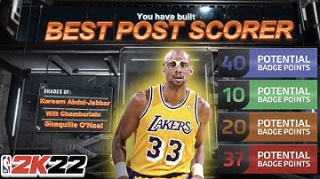 *NEW* Best POST SCORER Build NBA 2K22! Best Post Scorer Build After Season 6 of 2K22