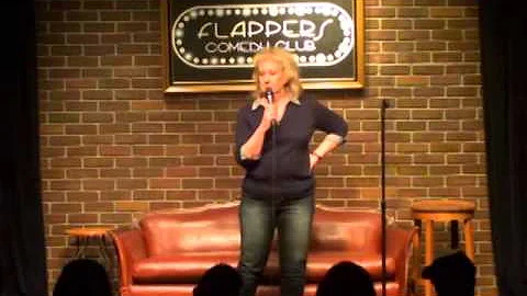 Tracy Wallace in the Main Room at Flappers Comedy ...