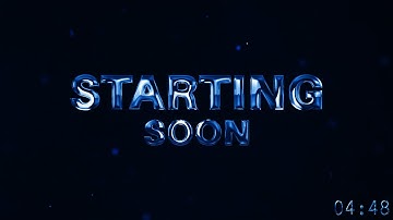 Free Starting Soon Screen for Twitch with 5 Minute Countdown Timer | DMCA Safe | TOS in Description