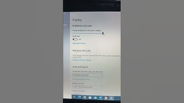 Display and color change brightness for the built-in display #videos #windowskey #microsoftwindows