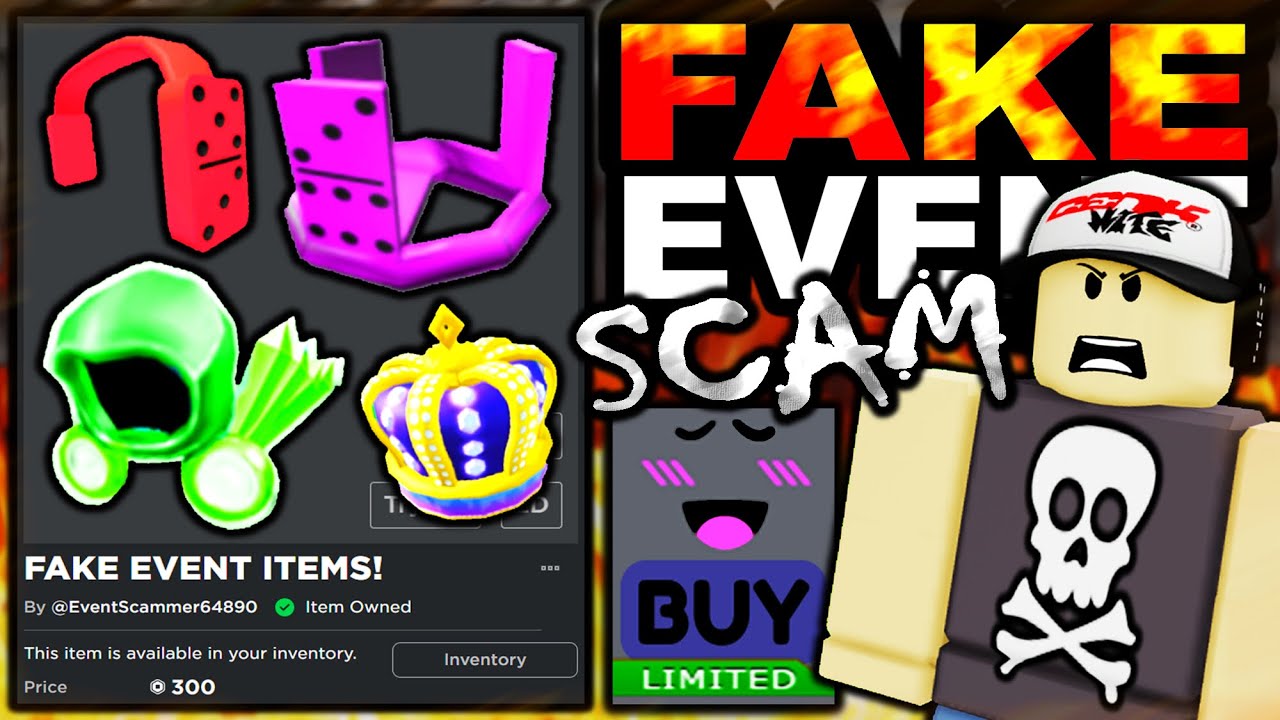 Fake Roblox events are a major problem, r says