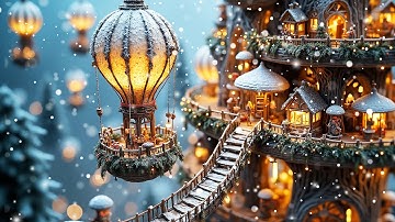 Tiny Winter Wonderland | 1 Hour Cozy Christmas Village Ambience