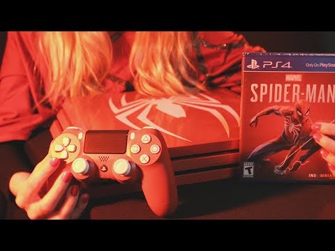 Unboxing PS4 Pro Relaxing ASMR Gentle Tapping 