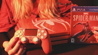 Unboxing PS4 Pro 🕷 Relaxing ASMR (Gentle Tapping)