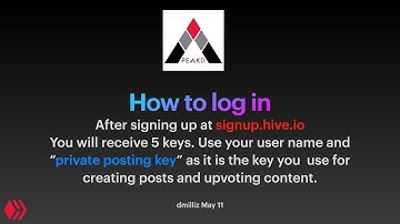 How to Log into Peakd on the HIVE Blockchain ( Zoom  Q & A ) clip 1