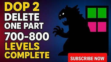 😱 DOP 2 (Delete One Part) Level 701-800 | Funny Brain Puzzle Gameplay #viralvideo #gaming #games 