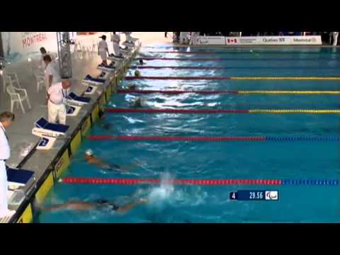 Swimming - men's 50m freestyle S6 - 2013 IPC Swimming World Championships Montreal